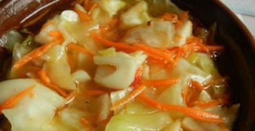 Instant pickled cabbage: quick and very tasty