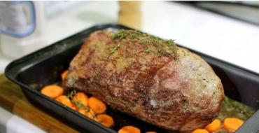 Juicy and soft beef in the oven recipe with photos